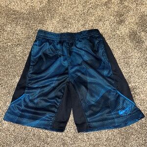 Nike Kids Blue and Black Shorts
